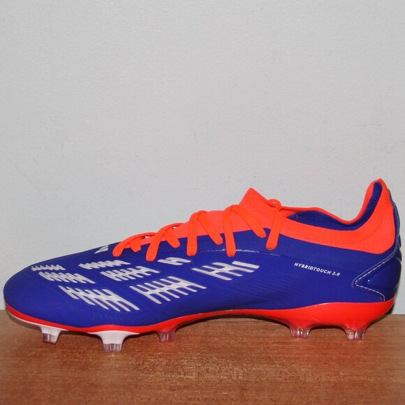 Adidas Predator 24 Pro FG Soccer Cleats Mens 7.5 Blue Solar Red White main image 6